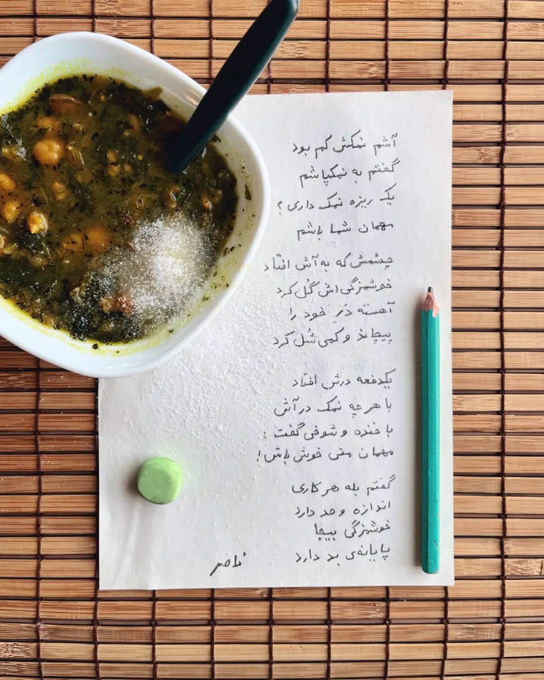 شعر آش و نمک بیجا ناصر کشاورز